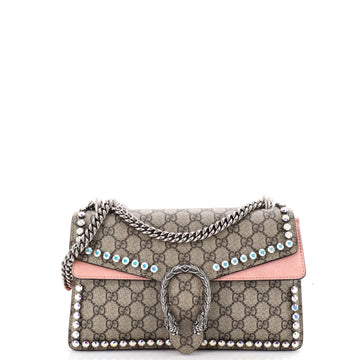 Dionysus Bag Crystal Embellished GG Coated Canvas Small