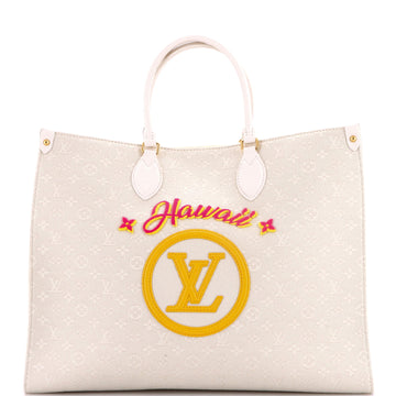 OnTheGo Tote Limited Edition Cities Monogram Jacquard and Tuffetage Canvas GM