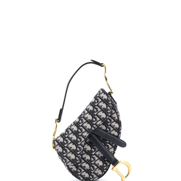 Saddle Handbag Oblique Canvas Mini