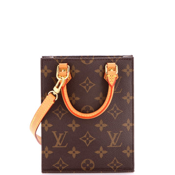 Petit Sac Plat Bag Monogram Canvas