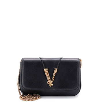 Virtus Clutch on Chain Leather
