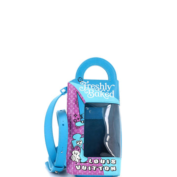 Sandwich Box Top Handle Bag Printed Leather