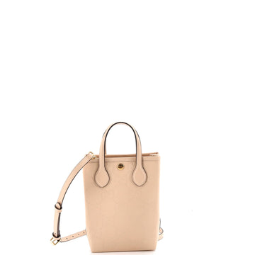 Vertical Tote GG Embossed Leather Mini