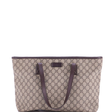 Plus Tote GG Coated Canvas with Leather Medium