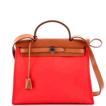 Herbag Zip Leather and Toile 31