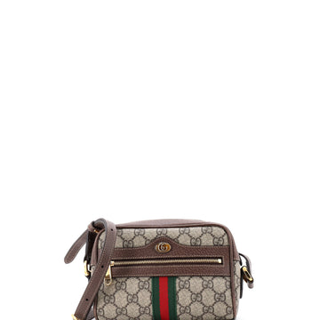 Ophidia Shoulder Bag GG Coated Canvas Mini