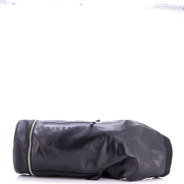Jaw Bag Coated Canvas with Leather Large