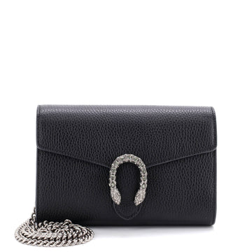 Dionysus Chain Wallet Leather with Embellished Detail Small