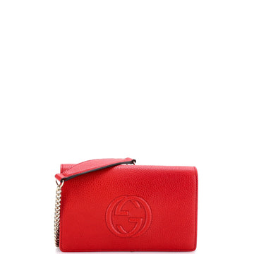 Soho Wallet on Chain Leather