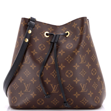 NeoNoe Handbag Monogram Canvas with Leather MM