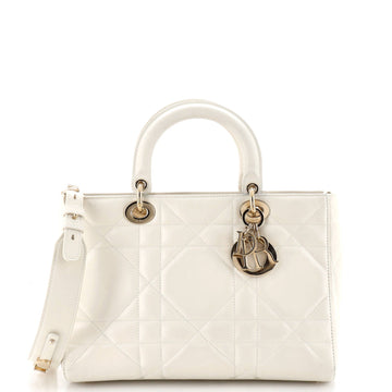 My ABCDior Lady D-Sire Bag Maxicannage Quilt Calfskin Medium