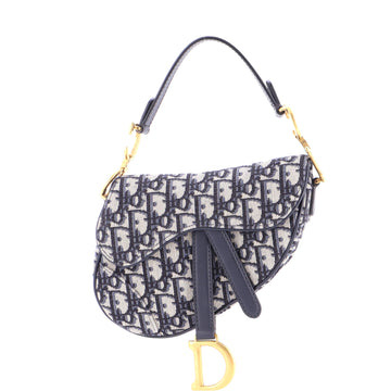 Saddle Handbag Oblique Canvas Mini