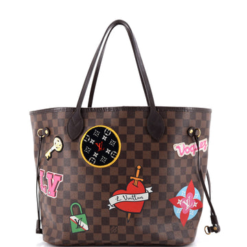 Neverfull NM Tote Limited Edition Patches Monogram Canvas MM