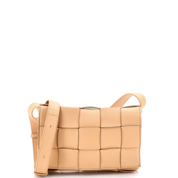 Cassette Crossbody Bag Maxi Intrecciato Leather Small