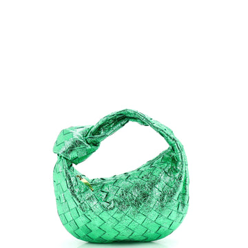 BV Jodie Hobo Metallic Intrecciato Nappa Mini