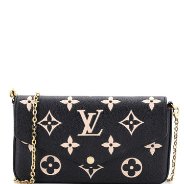 Felicie Pochette Bicolor Monogram Empreinte Giant