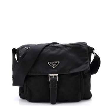 Buckle Messenger Bag Tessuto Small