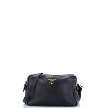 Double Zip Camera Bag Vitello Daino