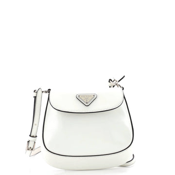 Cleo Flap Shoulder Bag Spazzolato Leather Mini