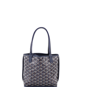 Anjou Reversible Tote Coated Canvas Mini