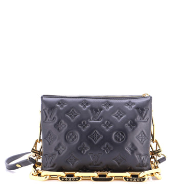 Coussin Bag Monogram Embossed Lambskin BB