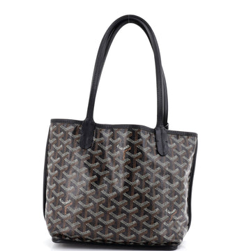 Anjou Reversible Tote Coated Canvas Mini
