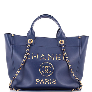 Deauville Tote Studded Caviar Small