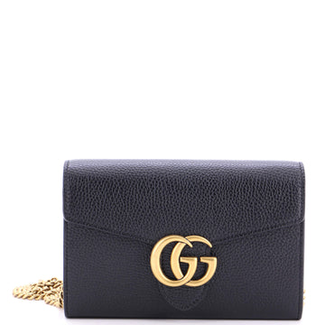 GG Marmont Chain Wallet Leather Mini