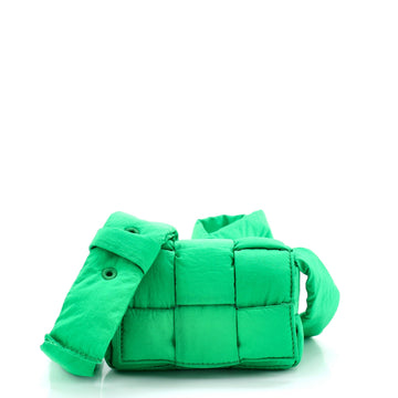 Cassette Crossbody Bag Maxi Intrecciato Nylon Extra Mini
