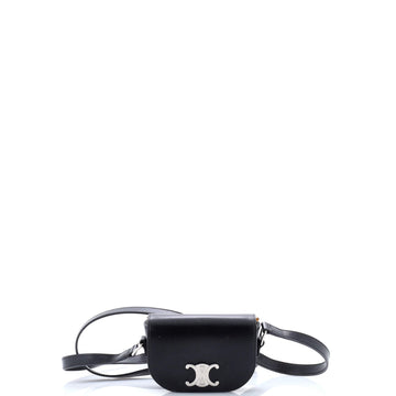 Besace Triomphe Shoulder Bag Leather Small