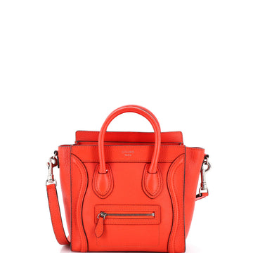 Luggage Bag Smooth Leather Nano