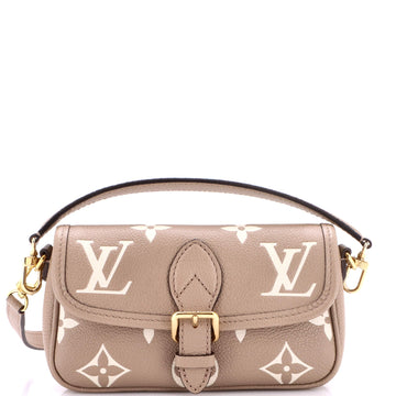 Diane NM Handbag Bicolor Monogram Empreinte Giant Nano