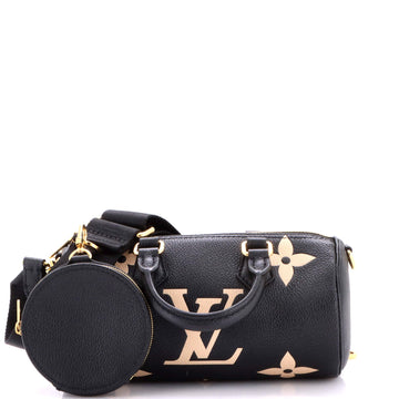 Papillon Handbag Bicolor Monogram Empreinte Giant BB
