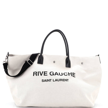 Rive Gauche Shopper Tote Canvas Maxi