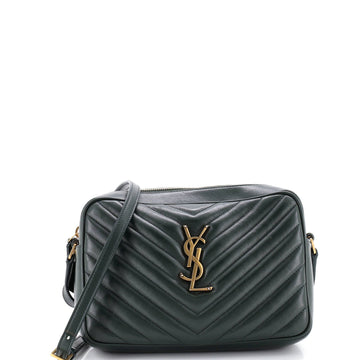 Lou Camera Bag Matelasse Chevron Leather Small