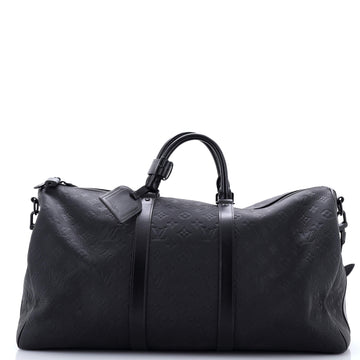 Keepall Bandouliere Bag Taurillon Monogram Leather 50