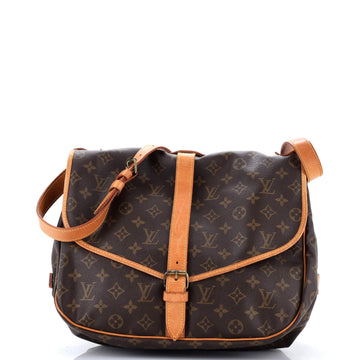 Saumur Handbag Monogram Canvas 35
