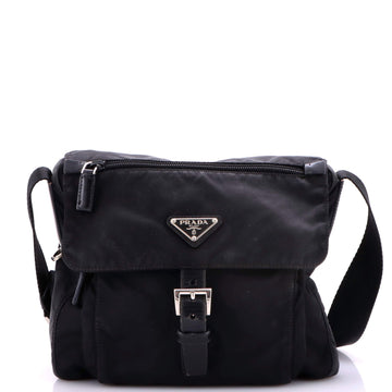 Buckle Messenger Bag Tessuto Small