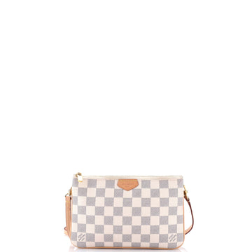 Double Zip Pochette Damier