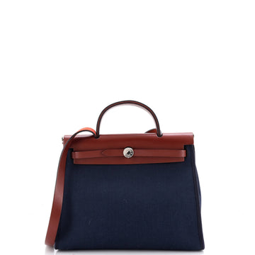 Herbag Zip Leather and Toile 31