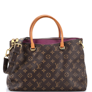 Pallas Tote Monogram Canvas with Leather