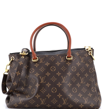 Pallas Tote Monogram Canvas with Leather