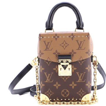 Camera Box NM Handbag Studded Reverse Monogram Canvas