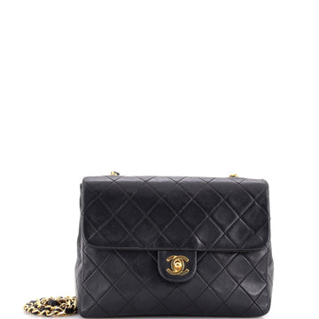 Vintage Square Classic Flap Bag Quilted Lambskin Small