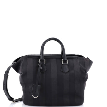 Frame Convertible Satchel Pequin Canvas Medium