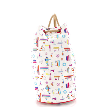 Petit Chalutier Duffle Bag Printed Canvas