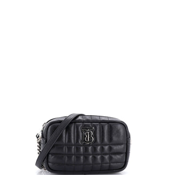 Lola Camera Bag Quilted Leather Mini