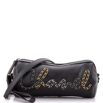 Chain Signe Bowling Bag Calfskin Small