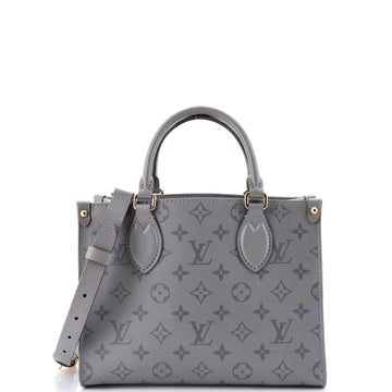 OnTheGo Tote Monogram Ink Leather PM