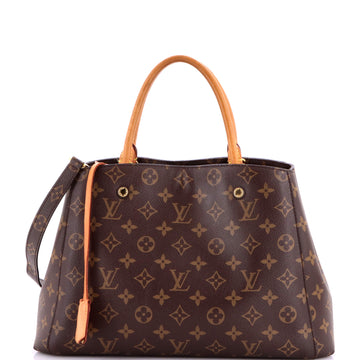 Montaigne Handbag Monogram Canvas MM